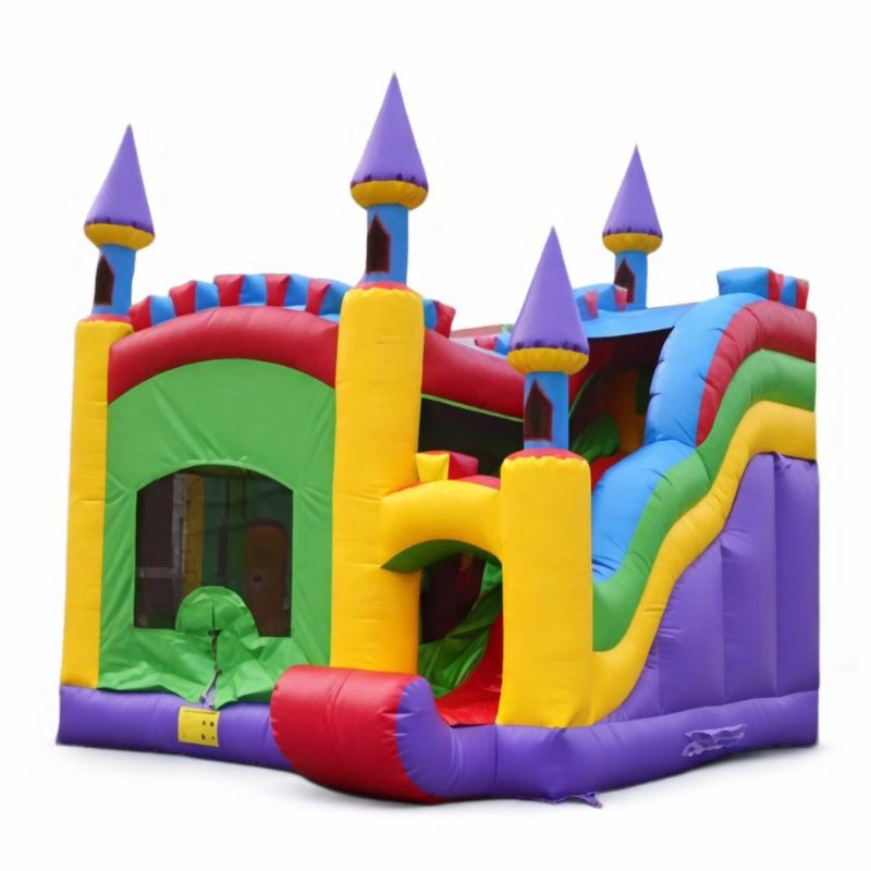 16.4 X 13ft Magic Castle Bounce House with Slide - Bounce 'n Slide Combo