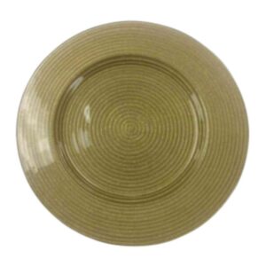 Gold Charger Plate Glass 13’