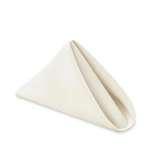 Ivory Polyester Napkin 20"