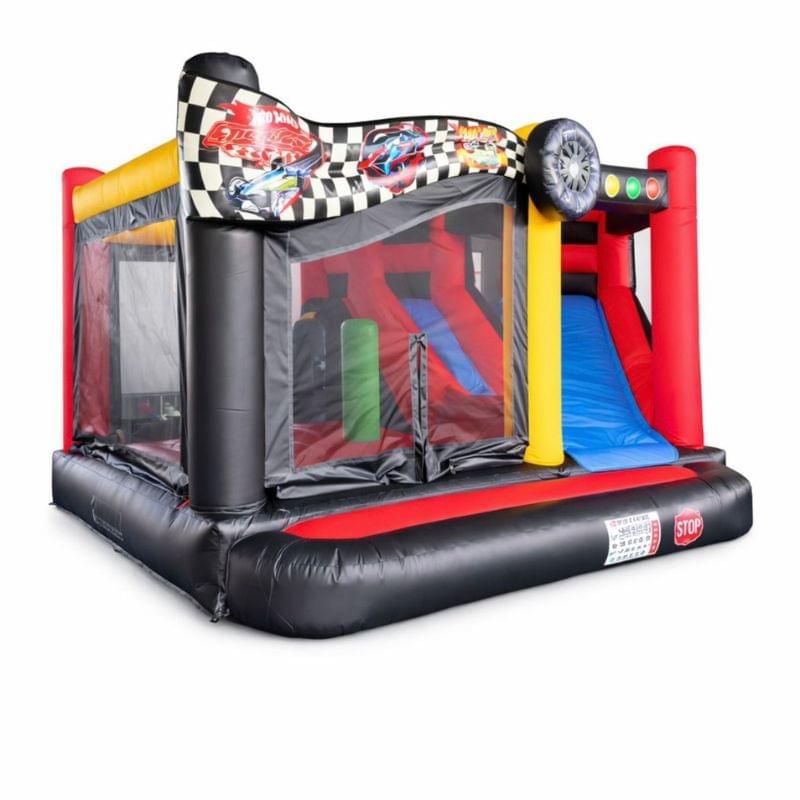 16.4ft x 16.4ft Race Car Bounce House with Slide Bounce n Slide Combo 1