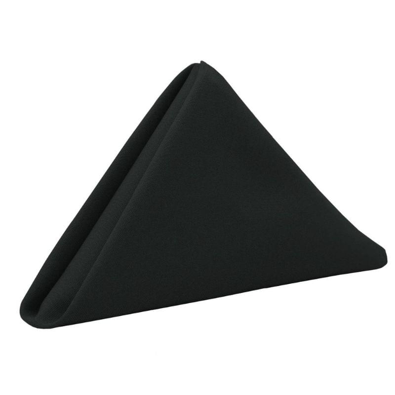 Black Polyester Napkin 20